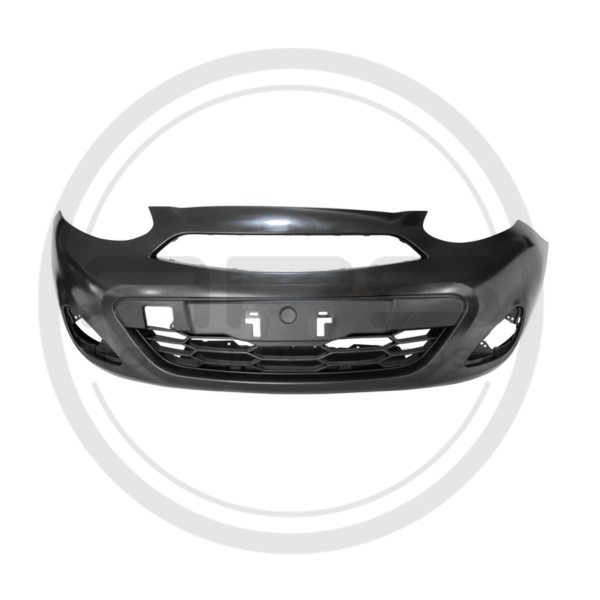 BOMPER DELANTERO CON REJILLA/HUECO NISSAN MARCH NEW MODELO 2015 AL 2020