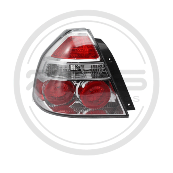 LAMPARA STOP IZQUIERDA CRISTAL CHEVROLET AVEO EMOTION SEDAN MODELO 2007 AL 2013