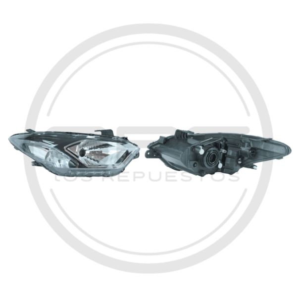 FAROLA DERECHA CON LED CON MOLDURA CROMADA CHEVROLET ONIX MODELO 2017