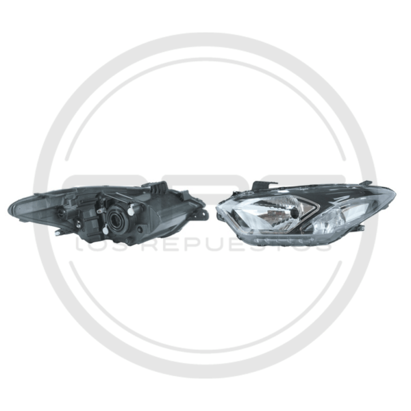 FAROLA IZQUIERDA CON LED/MOLDURA CROMADA CHEVROLET ONIX MODELO 2017