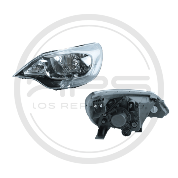 FAROLA IZQUIERDA NEGRA RIO SPICE SEDAN MODELO 2012 AL 2017