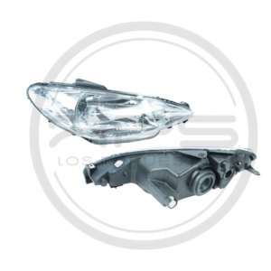 FAROLA DERECHA PEUGEOT 206 MODELO 1998 AL 2009