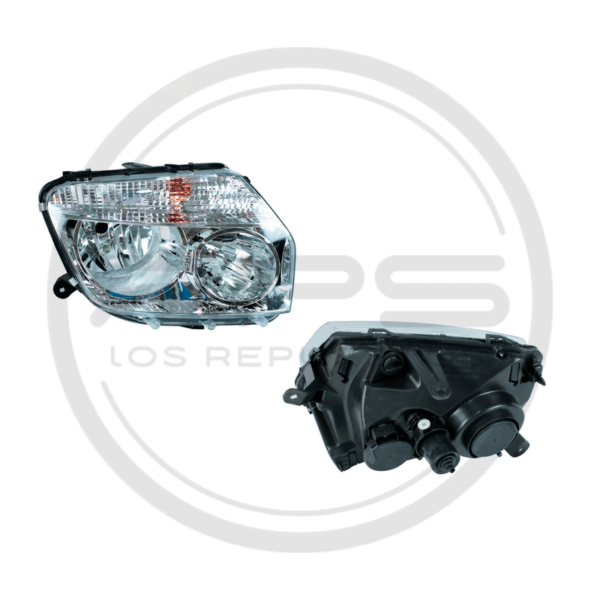 FAROLA DERECHA FONDO BLANCO RENAULT DUSTER MODELO 2011 AL 2015