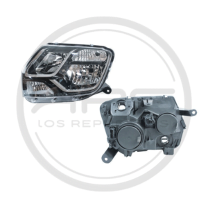 FAROLA IZQUIERDA NEGRA RENAULT DUSTER MODELO 2016 AL 2020