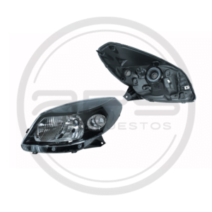 FAROLA DERECHA FONDO NEGRO RENAULT SANDERO MODELO 2008 AL 2012