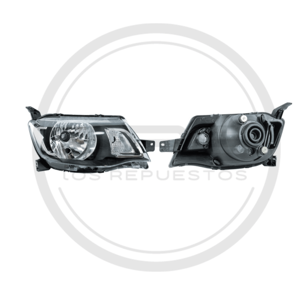 FAROLA DERECHA NEGRO RENAULT KWID MODELO 2019 AL 2021