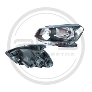 FAROLA IZQUIERDA FONDO NEGRO VOLKSWAGEN GOL MODELO 2013 AL 2016