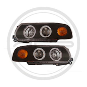 FAROLA DERECHA/IZQUIERDA SET NEGRA OJO DE ANGEL SENTRA B13 MODELO 1991 AL 2007