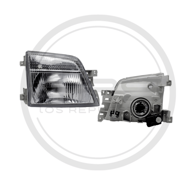 FAROLA DERECHA RAYADO CON BASE FONDO CROMADO NISSAN URVAN MODELO 2002 AL 2007
