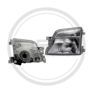 FAROLA IZQUIERDA RAYADO CON BASE FONDO CROMADO NISSAN URVAN MODELO 2002 AL 2007