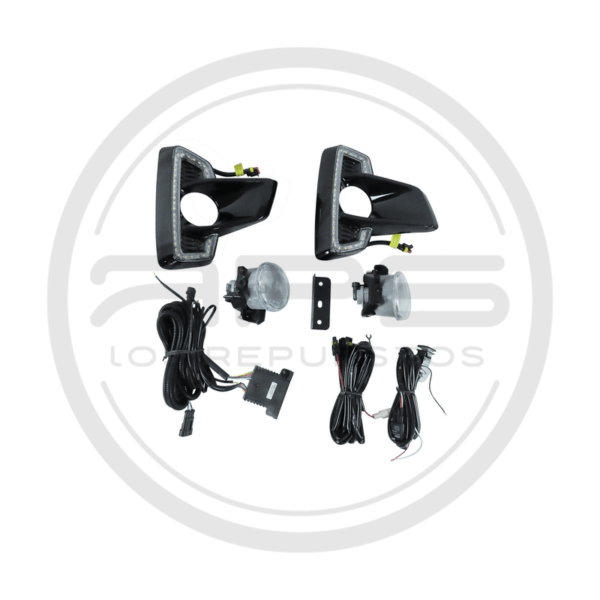 EXPLORADORA SET CON MOLDURA LED TOYOTA HILUX REVO MODELO 2019
