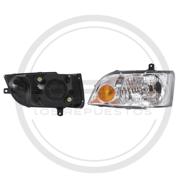 FAROLA IZQUIERDA CROMADA DFSK VAN XK MODELO 2007 AL 2013