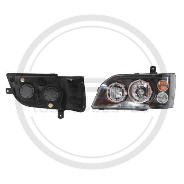 FAROLA IZQUIERDA NEGRA DFSK VAN XK MODELO 2014