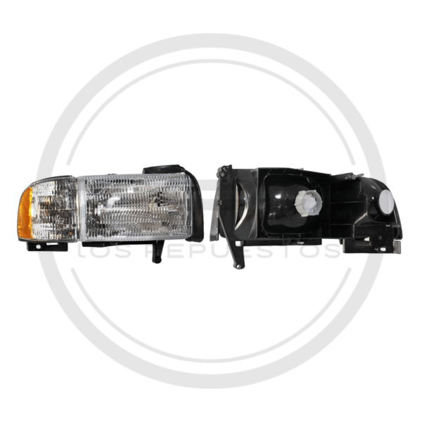 FAROLA DERECHA CON LUZ MEDIA DODGE RAM PICK UP MODELO 1994