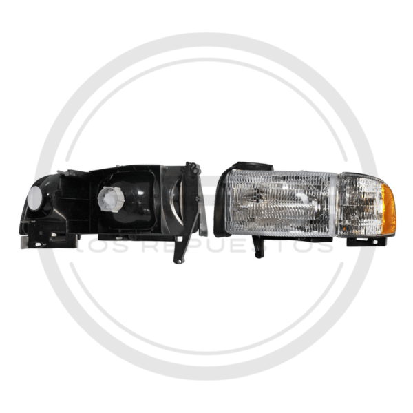 FAROLA IZQUIERDA CON LUZ MEDIA DODGE RAM PICK UP MODELO 1994