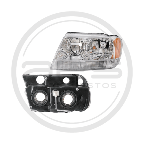 FAROLA IZQUIERDA JEEP GRAND CHEROKEE MODELO 1999 AL 2001