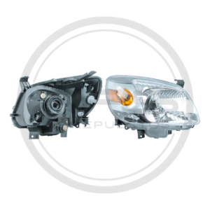 FAROLA DERECHA NEGRA MAZDA BT-50 MODELO 2008 AL 2010