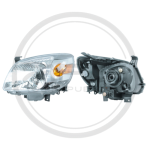 FAROLA IZQUIERDA NEGRA MAZDA BT-50 MODELO 2008 AL 2010