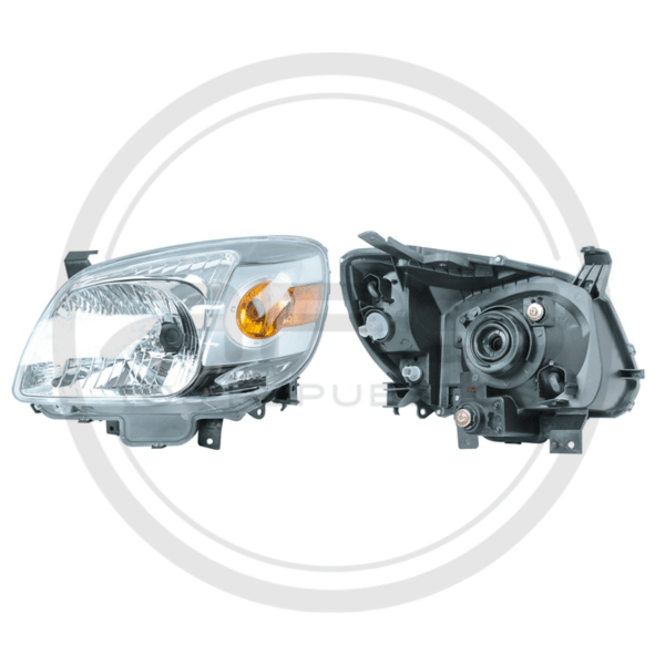 FAROLA IZQUIERDA NEGRA MAZDA BT-50 MODELO 2008 AL 2010
