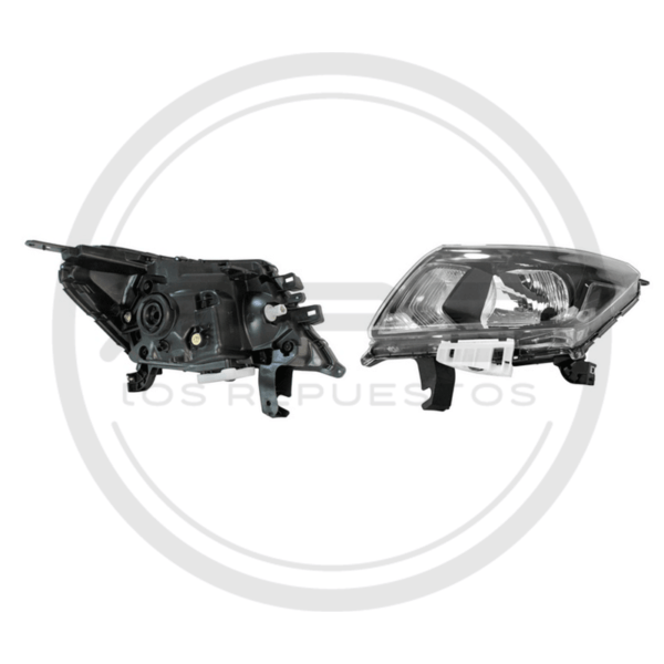 FAROLA IZQUIERDA NEGRA NISSAN FRONTIER NP300 MODELO 2015