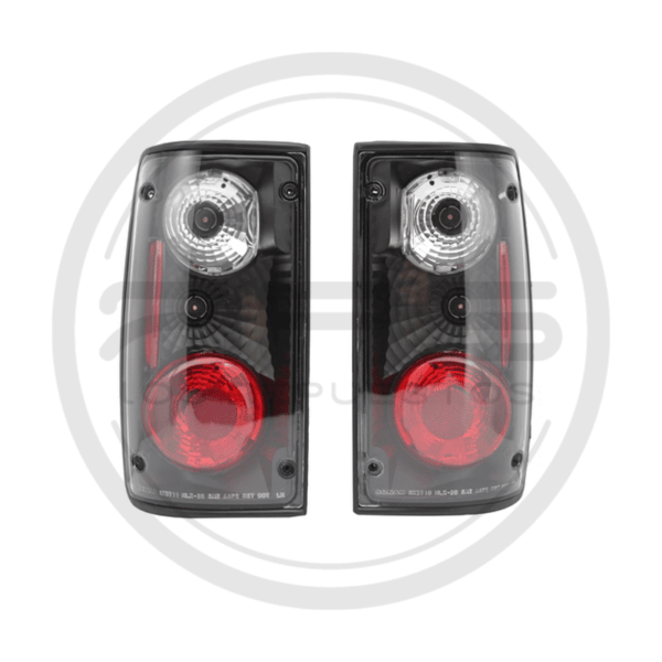 LÁMPARA STOP SET DERECHO E IZQUIERDO NEGRO TOYOTA HILUX MODELO 1989