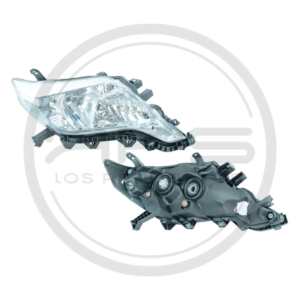 FAROLA IZQUIERDA CROMADA BOMBILLO TOYOTA LAND CRUISER PRADO FJ150 MODELO 2014