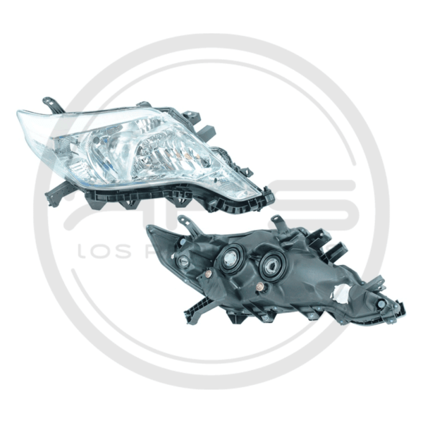 FAROLA IZQUIERDA CROMADA BOMBILLO TOYOTA LAND CRUISER PRADO FJ150 MODELO 2014