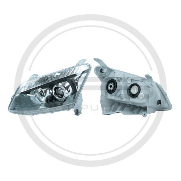 FAROLA IZQUIERDA 4X4 FONDO NEGRA CHEVROLET LUV D-MAX MODELO 2014