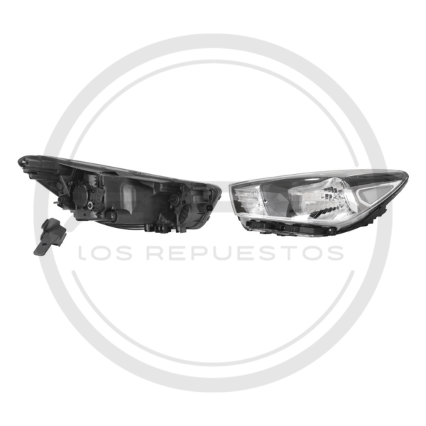 FAROLA IZQUIERDA KIA RIO MODELO 2018