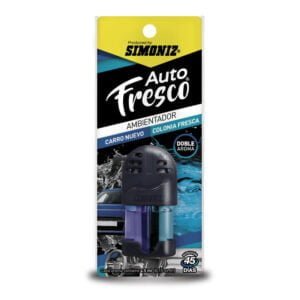 AUTO FRESCO AMBIENTADOR CARRO NUEVO/COLONIA FRESCA DOBLE AROMA 4,5 ML SIMONIZ