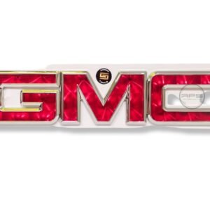 Emblema GMC ROJO "Reflectivo-Adhesivo)
