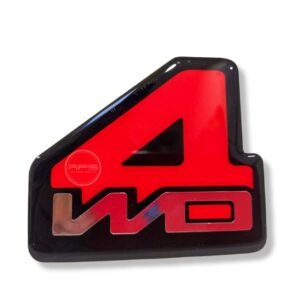 EMBLEMA 4DW DE RODEO RESINA "Camioneta"