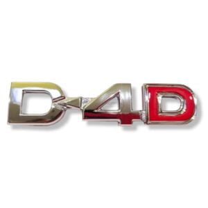 EMBLEMA D-4D "Cromado" Toyota Lateral