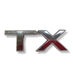EMBLEMA TX "Cromado" Baúl Toyota
