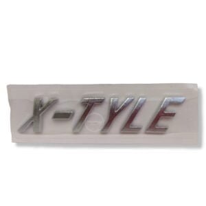 EMBLEMA X-TYLE "Cromado" Honda HRV "Baúl"