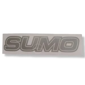 EMBLEMA SUMO "Calcomanía Gris" 15. 5x4 cm juego x2"