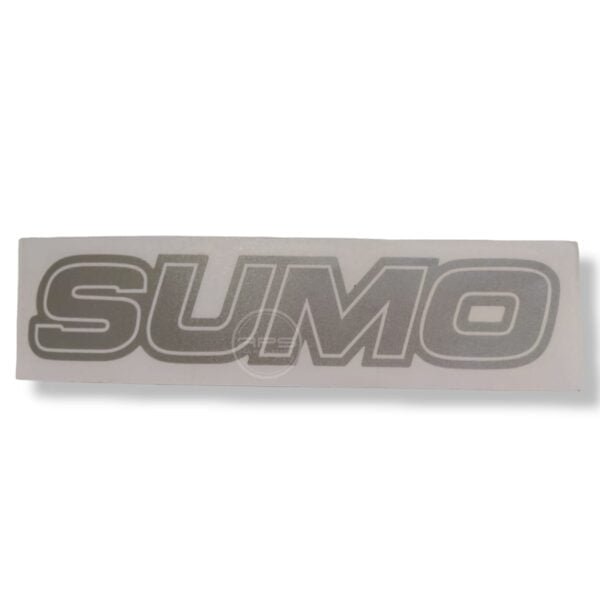 EMBLEMA SUMO "Calcomanía Gris" 15. 5x4 cm juego x2"