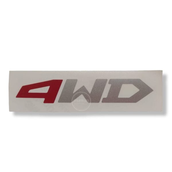 EMBLEMA 4DW "Calcomanía" LUV D-MAX - PLATON