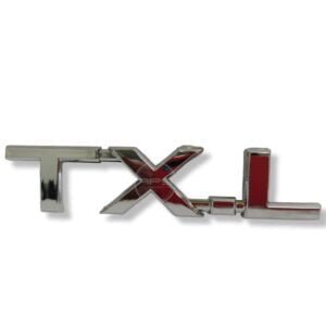 EMBLEMA TXL "Cromado" Baúl TOYOTA