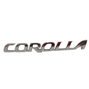 EMBLEMA COROLLA "Cromado" Toyota Automóvil