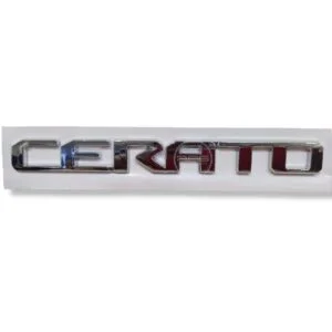 EMBLEMA CERATO KIA "Cromado Baúl"