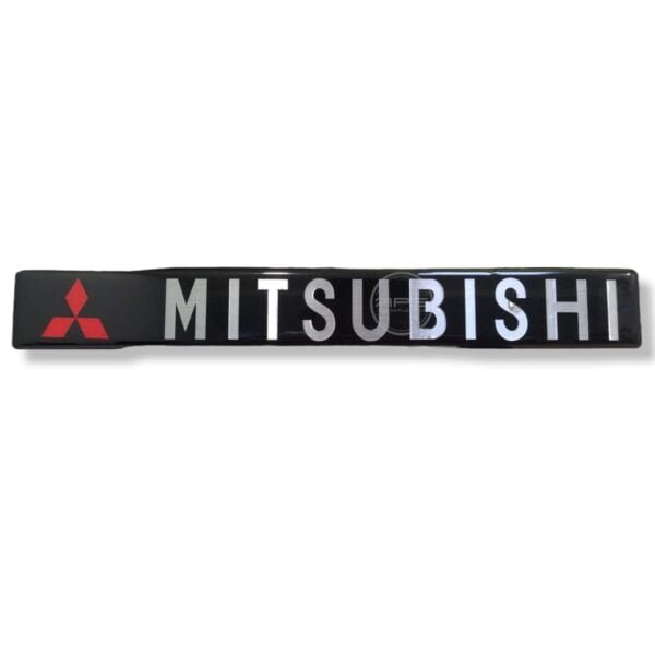 EMBLEMA MITSUBISHI "Plaquetero porta placa" Resina