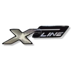 EMBLEMA XLINE "Lateral" Laserable 10x2.5 cm (Juegox2) Kia