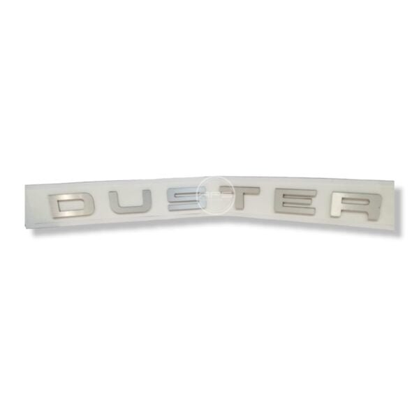 EMBLEMA DUSTER (48x3,5 cm) Cromado Letra Suelta "Renault"