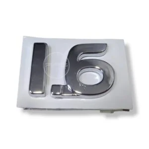 EMBLEMA 1.6 CROMADO "RENAULT" DUSTER/OTROS.