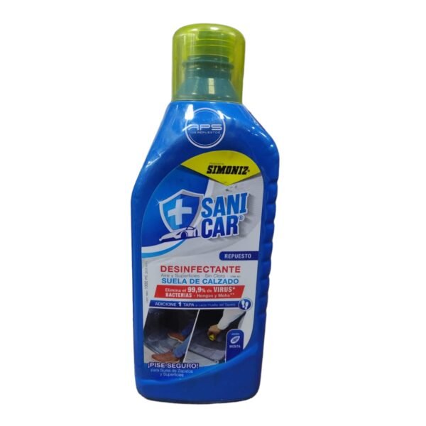 DESINFECTANTE SUELA DE CALZADO SANICAR "SIMONIZ" MENTA 1000ML