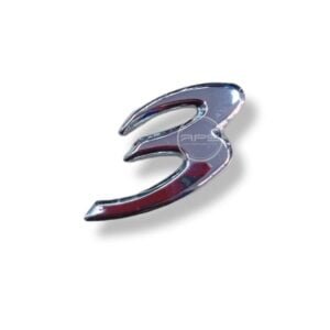 EMBLEMA 3 "Cromado" MAZDA 3