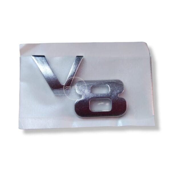 EMBLEMA V8 "Cromado" Letra Suelta (CAMIONESTA FORD UNV)