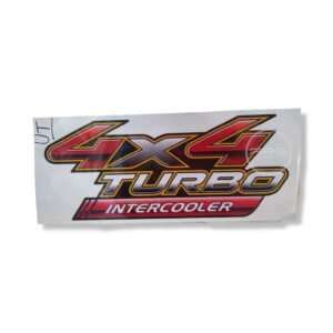 EMBLEMA 4X4 "Calcomanía" TURBO INTERCOOLER (Toyota)