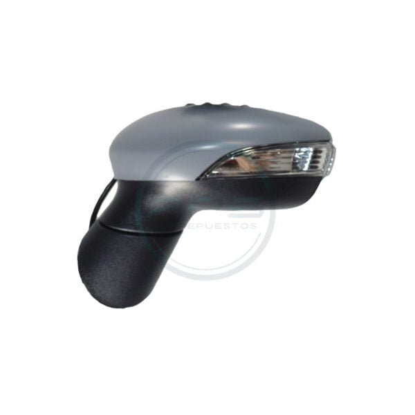 Espejo Ford Fiesta Elec Desempa C/luz Negro/gris Izqui 2011